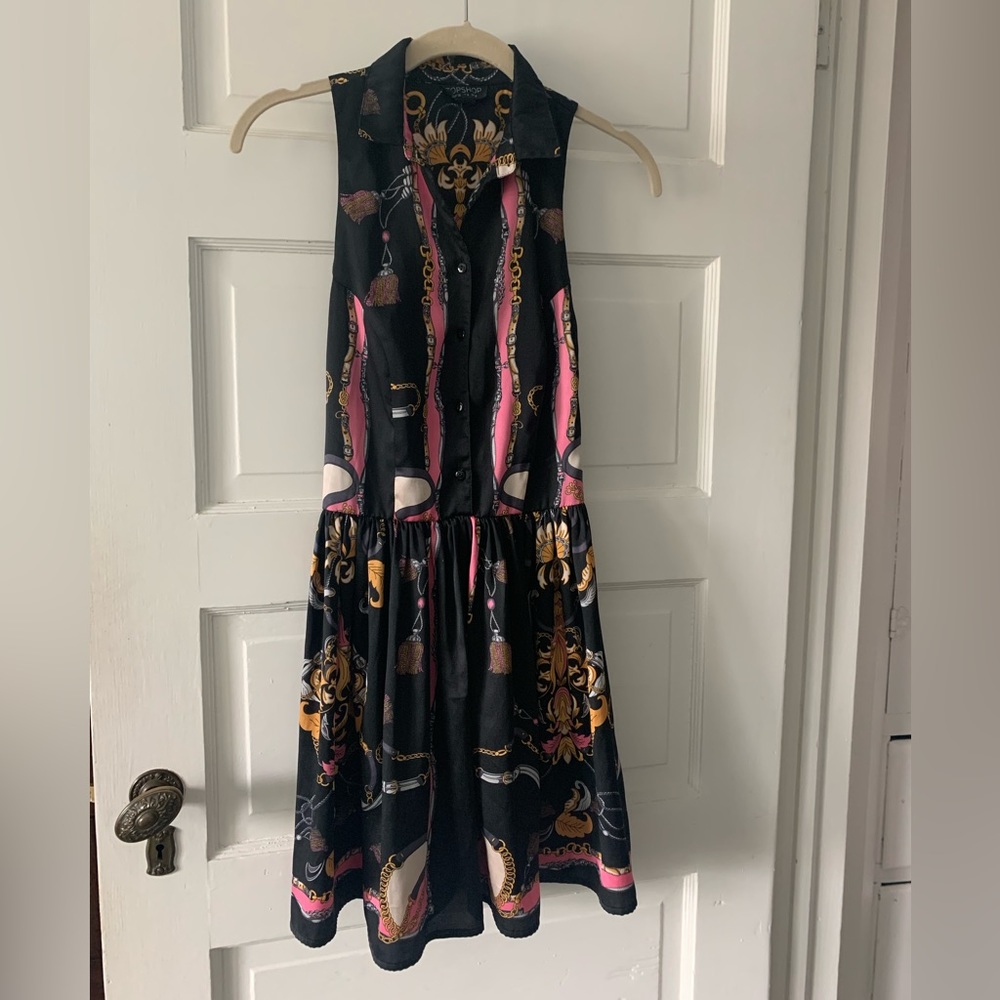 Topshop Sleeveless Mini Dress